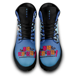 KonoSuba Aqua Boots Anime Custom Shoes MV0711Gear Anime- 1- Gear Anime- 3- Gear Anime