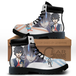 Darling In The Franxx Hiro Boots Anime Custom ShoesGear Anime