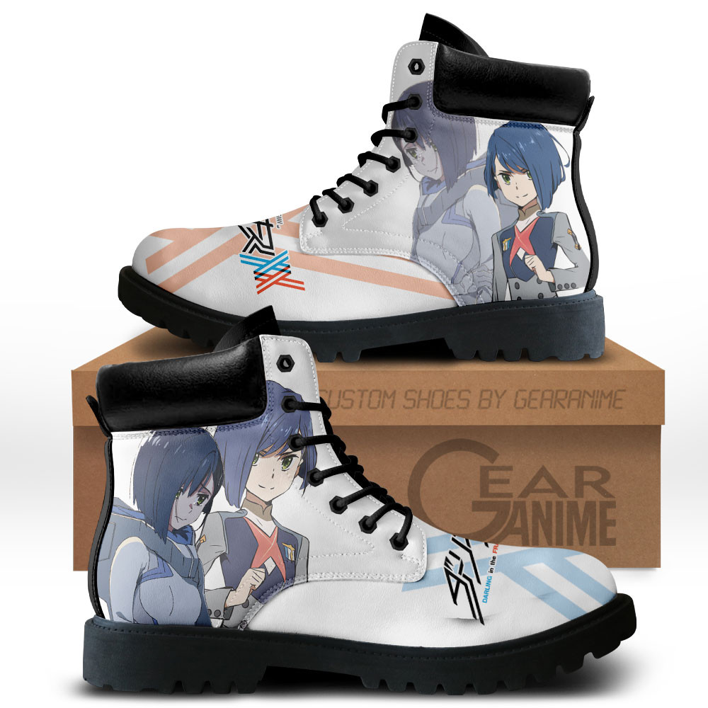 Darling In The Franxx Ichigo Boots Anime Custom ShoesGear Anime