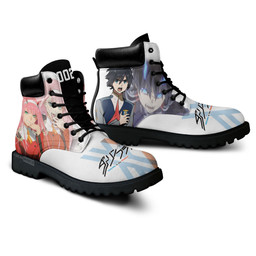 Darling In The Franxx Zero Two and Hiro Boots Anime Custom ShoesGear Anime- 2- Gear Anime
