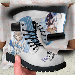 Re:Zero Felix Argyle Boots Anime Custom Shoes MV0711Gear Anime- 1- Gear Anime
