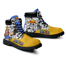 One Piece Luffy Gear 5 Boots Manga Anime Custom ShoesGear Anime- 2- Gear Anime