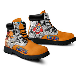 One Piece Ace Boots Manga Anime Custom ShoesGear Anime- 2- Gear Anime