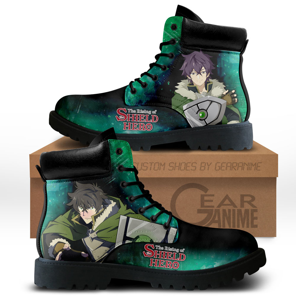 Shield Hero Naofumi Chimera Viper Shield Boots Anime Custom ShoesGear Anime