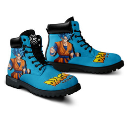 Dragon Ball Goku Blue Boots Anime Custom Shoes MV2811Gear Anime- 2- Gear Anime