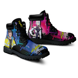 Cyberpunk Edgerunners David and Lucy Boots Anime Custom Shoes MV2811Gear Anime- 2- Gear Anime