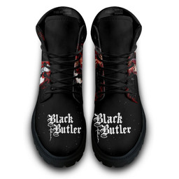Black Butler Grell Sutcliff Boots Anime Custom Shoes MV2811Gear Anime- 1- Gear Anime- 3- Gear Anime