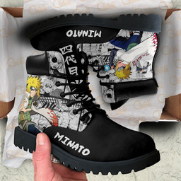 Minato Namikaze Boots Manga Anime Custom Shoes NTT0512Gear Anime- 1- Gear Anime