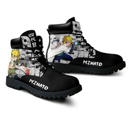 Minato Namikaze Boots Manga Anime Custom Shoes NTT0512Gear Anime- 2- Gear Anime