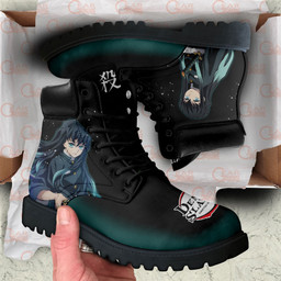 Demon Slayer Muichiro Tokito Boots Anime Custom Shoes MV0512Gear Anime- 1- Gear Anime
