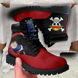 One Piece Luffy Boots Anime Custom Shoes Simple Style NTT0512Gear Anime- 1- Gear Anime