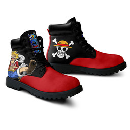 One Piece Luffy Gear 5 Boots Anime Custom Shoes Simple Style NTT0512Gear Anime- 2- Gear Anime