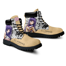 Clannad Kyou Fujibayashi Boots Manga Anime Custom Shoes NTT1912Gear Anime- 2- Gear Anime