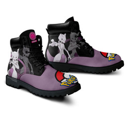 Pokemon Mewtwo Boots Anime Custom Shoes MV0512Gear Anime- 2- Gear Anime