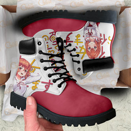 Rent a Girlfriend Sumi Sakurasawa Boots Anime Custom Shoes NTT1312Gear Anime- 1- Gear Anime
