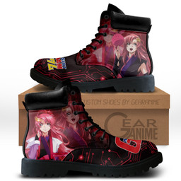 Mobile Suit Gundam Lacus Clyne Boots Anime Custom Shoes MV0512Gear Anime