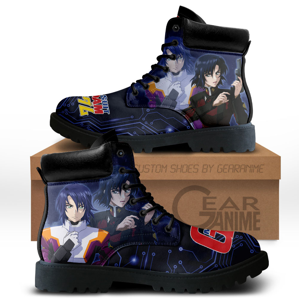Mobile Suit Gundam Athrun Zala Boots Anime Custom Shoes MV0512Gear Anime