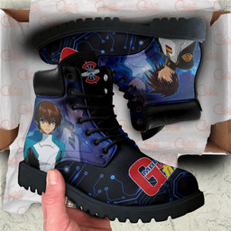 Mobile Suit Gundam Kira Yamato Boots Anime Custom Shoes MV0512Gear Anime- 1- Gear Anime