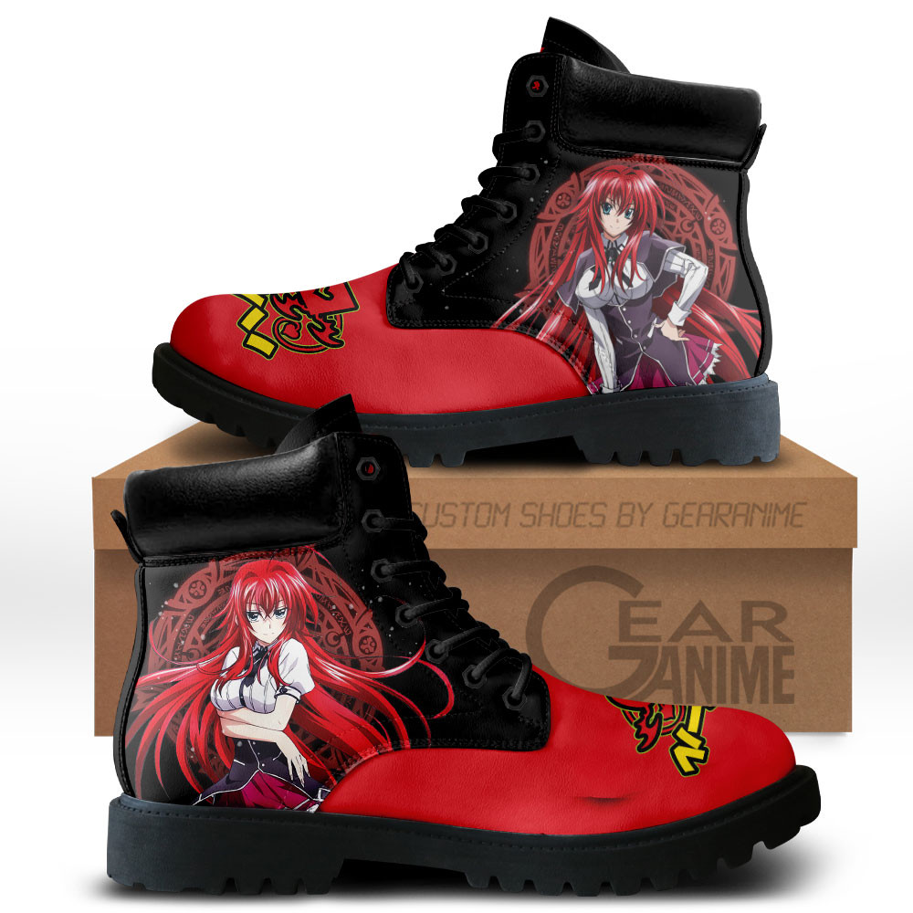 High School DxD Rias Gremory Boots Anime Custom Shoes MV1212Gear Anime