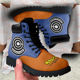 Dragon Ball Capsule Corp Symbol Boots Anime Custom Shoes MV1212Gear Anime- 1- Gear Anime