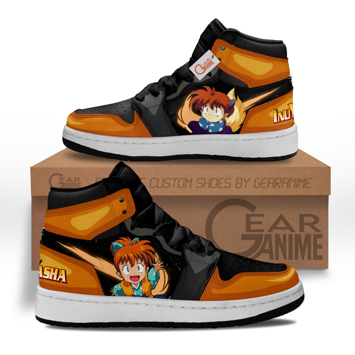 InuYasha Shippo Anime Kids Sneakers Custom Kids Shoes MV1601 Gear Anime
