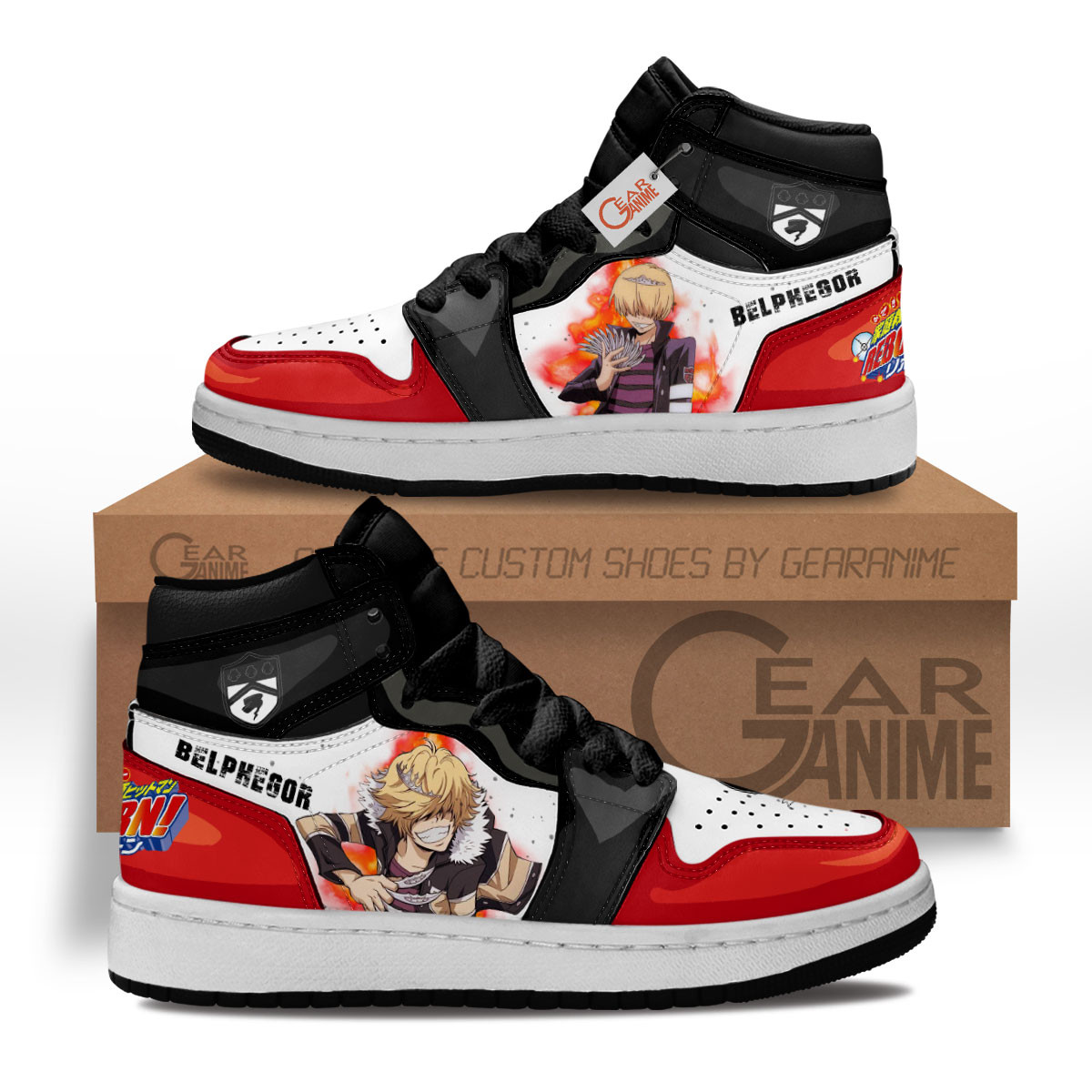 Belphegor Anime Kids Sneakers Custom Shoes MV3001 Gear Anime