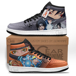 Nrt Uzumaki and Sasuke Uchiha Anime Shoes Custom Sneakers MN2102 Gear Anime