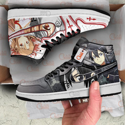 Kirito and Asuna Anime Shoes Custom Sneakers MN2102 Gear Anime