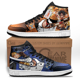 Portgas D. Ace and Sabo Anime Shoes Custom Sneakers MN2102 Gear Anime