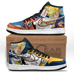 Vegeta and Goku Super Saiyan Shoes DB Anime Custom Sneakers MN2102 Gear Anime