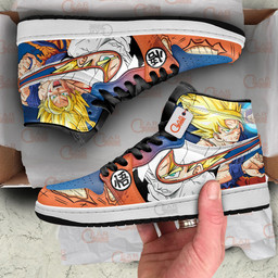 Goku Super Saiyan Shoes DB Anime Custom Sneakers MN2102 Gear Anime