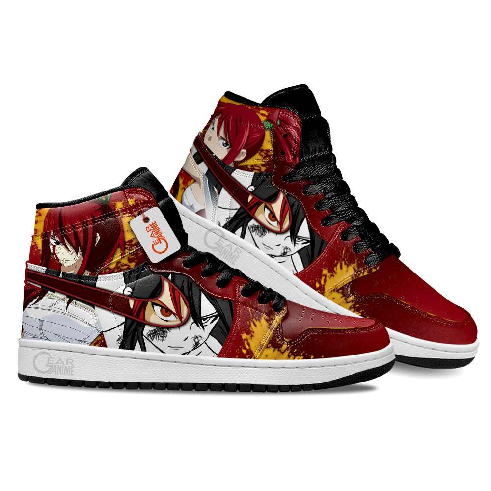 Erza Scarlet Sneakers Custom Anime Shoes MN0504 Gear Anime