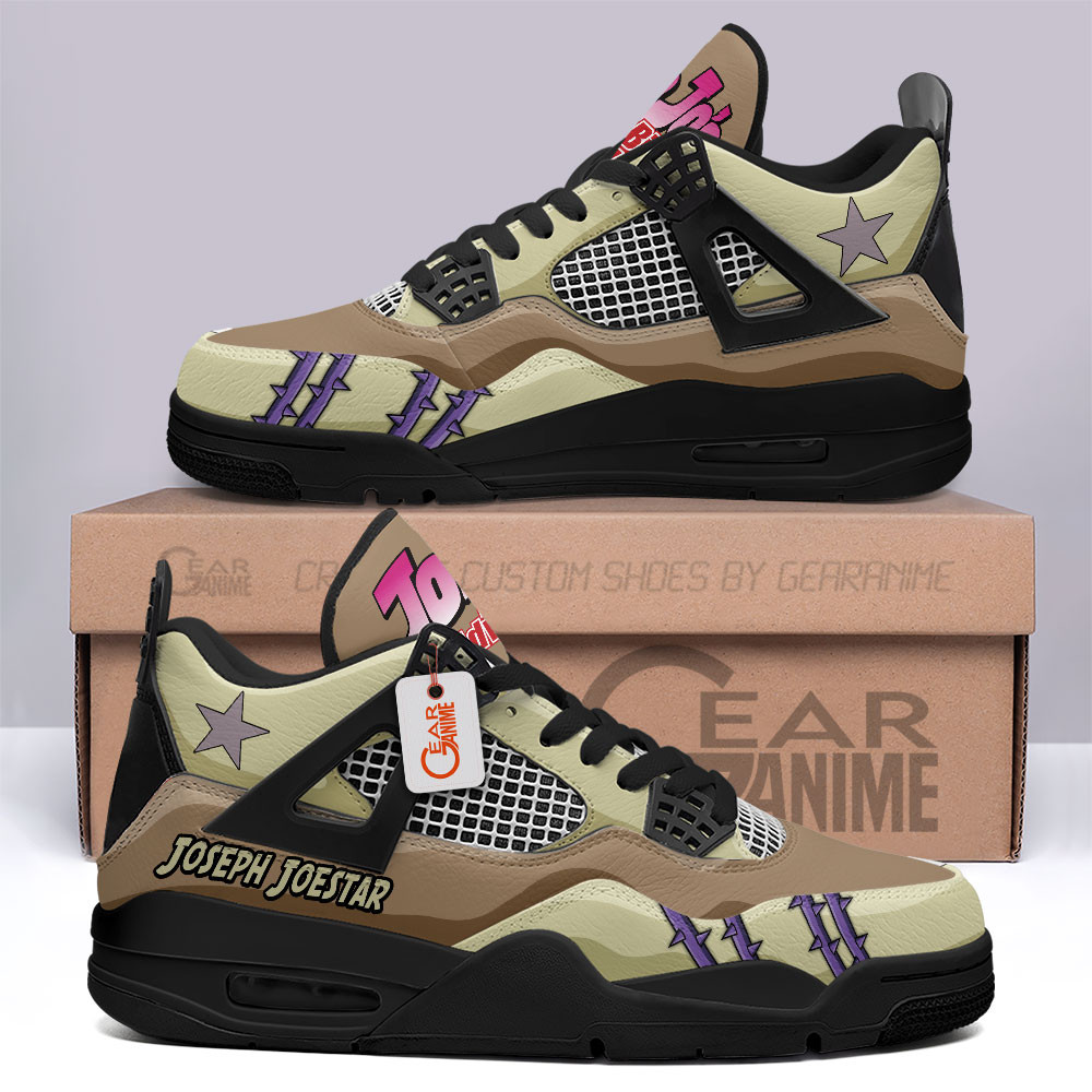 Joseph Joestar Old Sneakers Anime Personalized Shoes MN2903 - Gear Anime