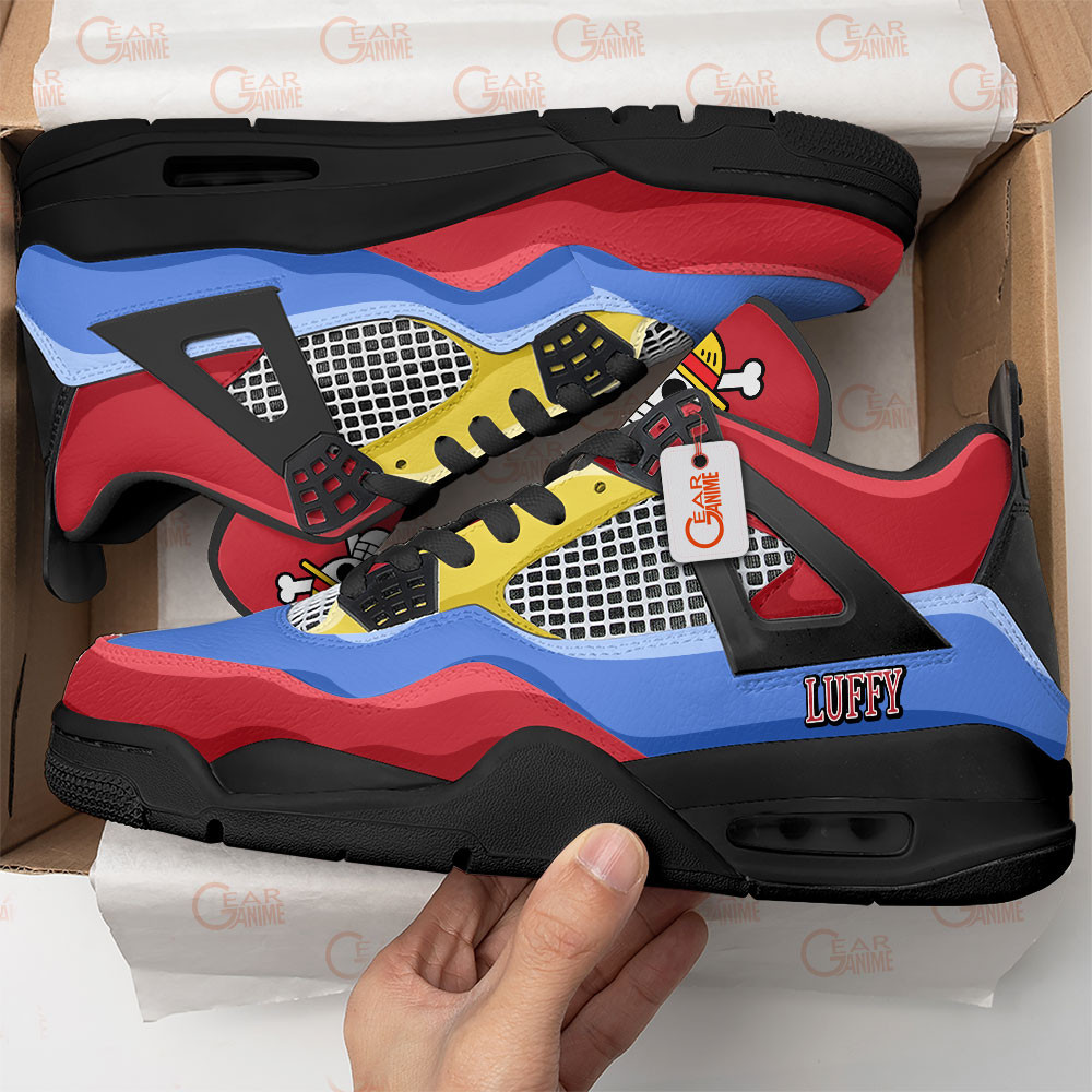 Monkey D Luffy J4 Sneakers Anime Personalized Shoes MN2903 - Gear Anime