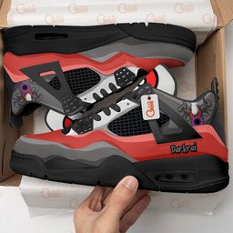Darkrai Retro 4 Leather Sneakers Custom Name -  Pokemon - Angle 2