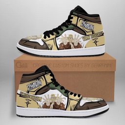 Van Hohenheim High-Top Leather Sneakers -  Fullmetal Alchemist - Angle 1