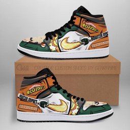 Katsuki Bakugo High-Top Leather Sneakers Howitzer Impact Edition -  My Hero Academia - Angle 3