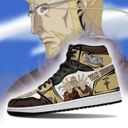 Van Hohenheim High-Top Leather Sneakers -  Fullmetal Alchemist - Angle 3