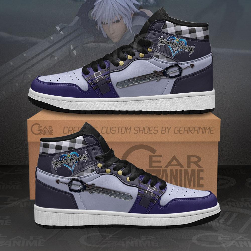 Kingdom Hearts Riku Sword Sneakers Custom Anime Shoes - 1 - GearAnime