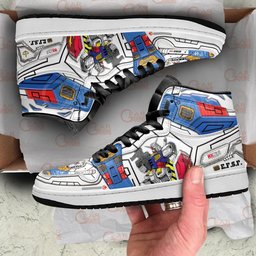 RX-78-2 Gundam High-Top Leather Sneakers -  Gundam - Angle 2