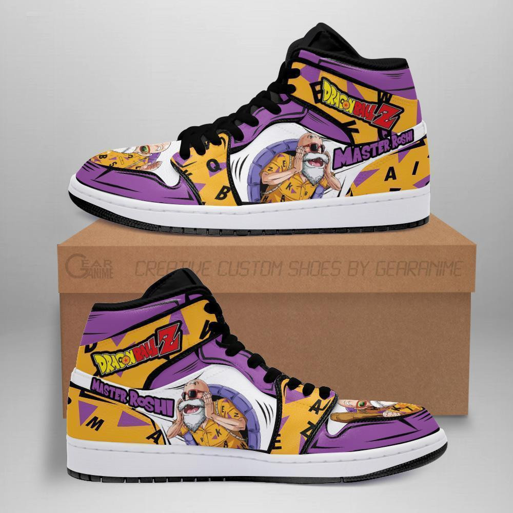 Master Roshi High-Top Leather Sneakers -  Dragon Ball Z - Angle 1