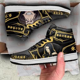 Keisuke Baji High-Top Leather Sneakers -  Tokyo Revengers - Angle 3