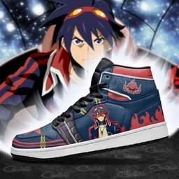 Simon Sneakers Gurren Lagann Anime Shoes - 3 - GearAnime