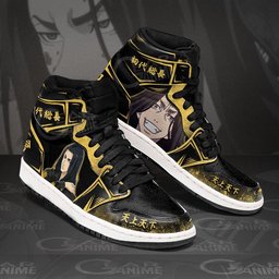 Keisuke Baji High-Top Leather Sneakers -  Tokyo Revengers - Angle 2