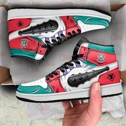 Yamato's kanabo High-Top Leather Sneakers -  One Piece - Angle 3