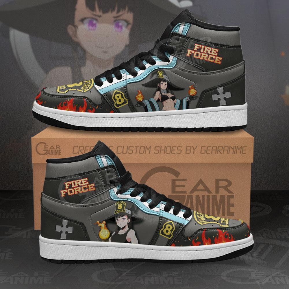 Fire Force Maki Oze Sneakers Custom Anime Shoes - 1 - GearAnime