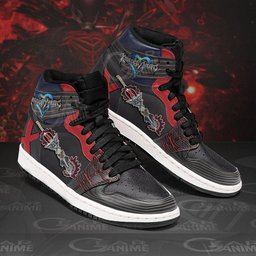 Kingdom Hearts Vanitas Sword Sneakers Custom Anime Shoes - 2 - GearAnime