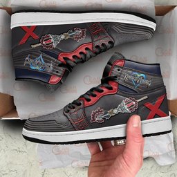 Kingdom Hearts Vanitas Sword Sneakers Custom Anime Shoes - 4 - GearAnime