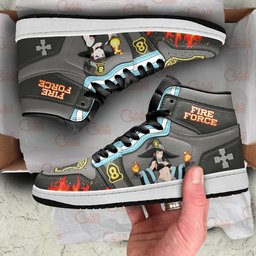 Fire Force Maki Oze Sneakers Custom Anime Shoes - 4 - GearAnime