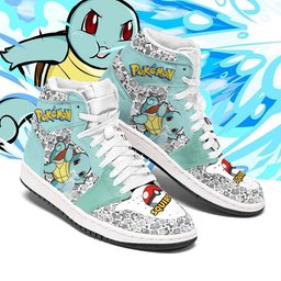 Squirtle High-Top Leather Sneakers PT04 -  Pokemon - Angle 2